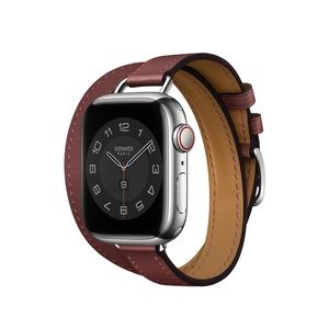 Apple Watch Hermès 41mm
Rouge H Attelage Double Tour Strap NWT